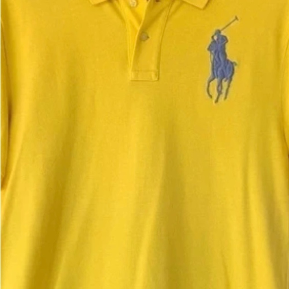 PoloRalphLauren Men’s Polo Size XL Big Pony Mesh Short Sleeve #3 Right Sleeve - Picture 4 of 6